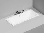 Ванна из искусственного камня Salini  Orlanda Axis 170x75 103223M S-Stone белая матовая