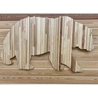 Круглый погонаж деревянный сращенный 28x2100-2200 мм хвоя Экстра