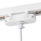 Трековый светильник подвесной светодиодный Ritter Artline 300x40мм до 1м 12Вт до 5.5м² 4000К металл/пластик белый