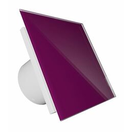 Вентилятор вытяжной DiCiTi AEON 4C, D 100, с обратным клапаном, со стеклянной панелью PAGL Purple