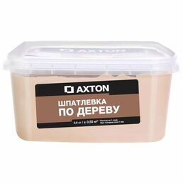Шпатлёвка (шпаклевка) Axton для дерева 0.9 кг белое масло