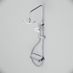 Душевая стойка Am.Pm X-Joy F0785A700 с изливом для ванны, хром