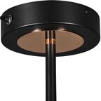 Люстра потолочная светодиодная Arte Lamp Carmela с пультом управления 20 м² регулируемый белый свет цвет черный