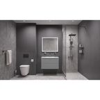 Каркас тумбы подвесной с раковиной Iddis Lahta LAH80G0i95K 67x80x47 см цвет серый