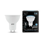 Светодиодная лампа Gauss LED MR16 GU10 5W 4100K 1/10/100