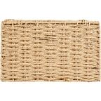 Корзина с крышкой для хранения 30x15x18 см бумага цвет бежевый