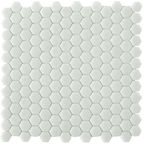 Мозаика Mir Mosaic Natural Steppa белая стеклянная 300х300х5 мм глянцевая