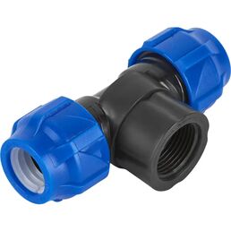 Тройник комбинированный Valfex 20x3/4"x20 мм ВР полипропилен