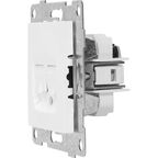 Компьютерная розетка встраиваемая Gusi Electric Ugra RJ45 без заземления цвет белый