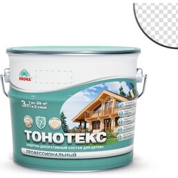 Защитно-декоративный состав для дерева KRONA Тонотекс 66330505