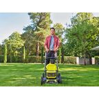 Аккумуляторная бесщеточная газонокосилка Ryobi