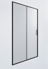 Душевая дверь Timo 120x195 T02 стекло матовое, профиль черный