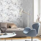 Обои флизелиновые Erismann Alisandra голубые 1.06 м ЭР60797-05