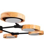 Люстра потолочная светодиодная Arte Lamp Signora с пультом управления 20 м² регулируемый белый свет цвет черный