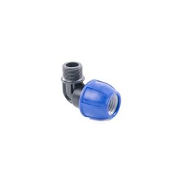 Отвод 90° Ростурпласт 1/2"x20 мм НР полипропилен 11548