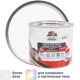 Эмаль для окон и дверей Dufa глянцевая сверхпрочная база А 1.9 кг