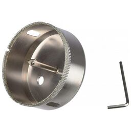Коронка по стеклу и керамике VertexTools 80X55 с центрирующим сверлом CRv