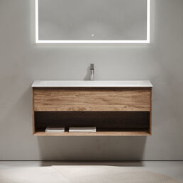 Тумба с раковиной Sancos Marmi 1.0 MR1.0120ECH 120 см дуб чарльстон