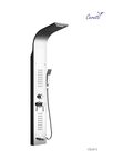 Душевая панель Ceruttispa Celia s CT10403 с изливом, хром