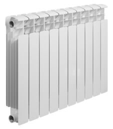 Радиатор биметаллический Rifar Base 500 мм 10 секций 1" боковое подключение белый