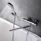 Смеситель для ванны Wasserkraft Berkel 4802L с душевой лейкой, хром