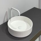 Раковина накладная Comforty 78728MW 36 см белая матовая
