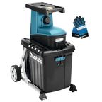 Измельчитель садовый электрический Makita SET019, 2500 Вт с перчатками
