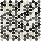 Мозаика Mir Mosaic Natural Steppa серая стеклянная 315х315х5 мм глянцевая