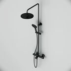 Душевая стойка AM.PM Moxie F079M522, с термостатом, 3 режима, цвет черный