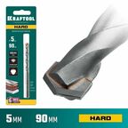 Сверло специальное по твёрдым материалам HARD, 5 х 90 мм, KRAFTOOL