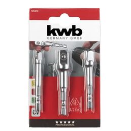 Набор переходников для торцевых головок KWB 105310, 3 шт.