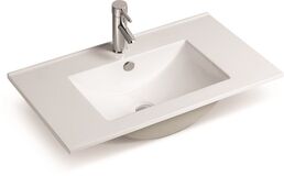 Мебельная раковина SantiLine SL-2102(70) белая глянцевая