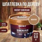 HUSKY DEKART Шпатлевка готовая акриловая по дереву мебельная, столярная, махагон (0,8кг)