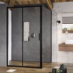 Боковая стенка Ravak Blix Slim 90x195 X9BM70300Z1 стекло прозрачное, профиль черный