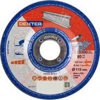 Диск зачистной по металлу тип 27 Dexter 115x22.2x6 мм