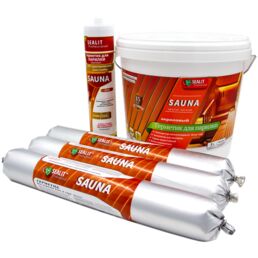Sealit Sauna акриловый герметик для бань и саун, 7 кг, Бук