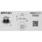 Трап для душа Alca Plast 105x105 мм