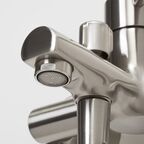 Смеситель для ванны Wasserkraft Wern 4201 с душевой лейкой, никель