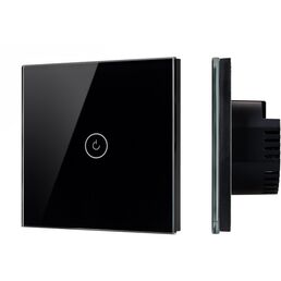 Выключатель сенсорный SWT-OMALI-S01-ZB-BK (250V, 10A, Zigbee) (Arlight, Стекло) 050033