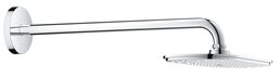 Верхний душ с душевым кронштейном GROHE Rainshower Veris, диаметр 300 х 150 мм, хром (26170000)