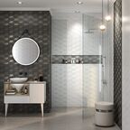 Мебель для ванной комнаты Kerama Marazzi Cono 94 см подвесная, белая, лимо