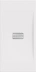 Душевой поддон из искусственного камня Good Door  Flow белый 100x80 ЛП00112
