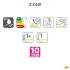 Смеситель кухонный Delinia Icone высота 15.5 см цвет хром