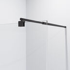 Душевая перегородка Niagara Eco 90x190 NG-551-90BLACK стекло прозрачное, профиль черный