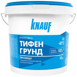 Грунтовка KNAUF Тифенгрунд морозостойкая, 10 кг, 10 л, белый