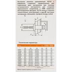 Заклепка вытяжная нержавеющая сталь 4.8x16 мм 25 шт.