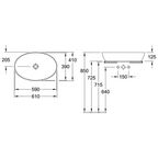 Villeroy&Boch Artis  61х41 41986101