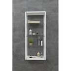 Полка для ванной Март Ferro 36x85x14 см цвет белый