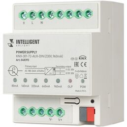 INTELLIGENT ARLIGHT Блок питания шины KNX-301-72-AUX-DIN (230V, 960mA) (IARL, IP20 Пластик, 2 года) 048393 Arlight
