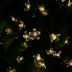 Гирлянда светодиодная лепесток Kreaforta Cinder на солнечных батареях 4.9 м цвет белый